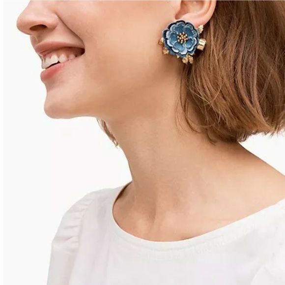 KATE SPADE • Flower Child Cluster Boho Earrings - Picture 2 of 4